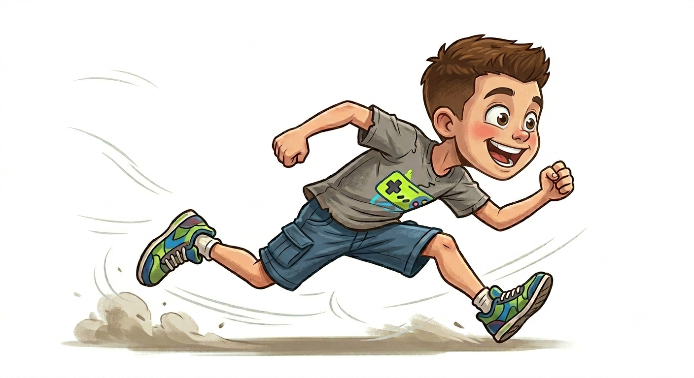 Boy Running